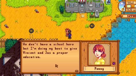 penny stardew|Stardew Valley Penny guide: Schedule, gifts, location 